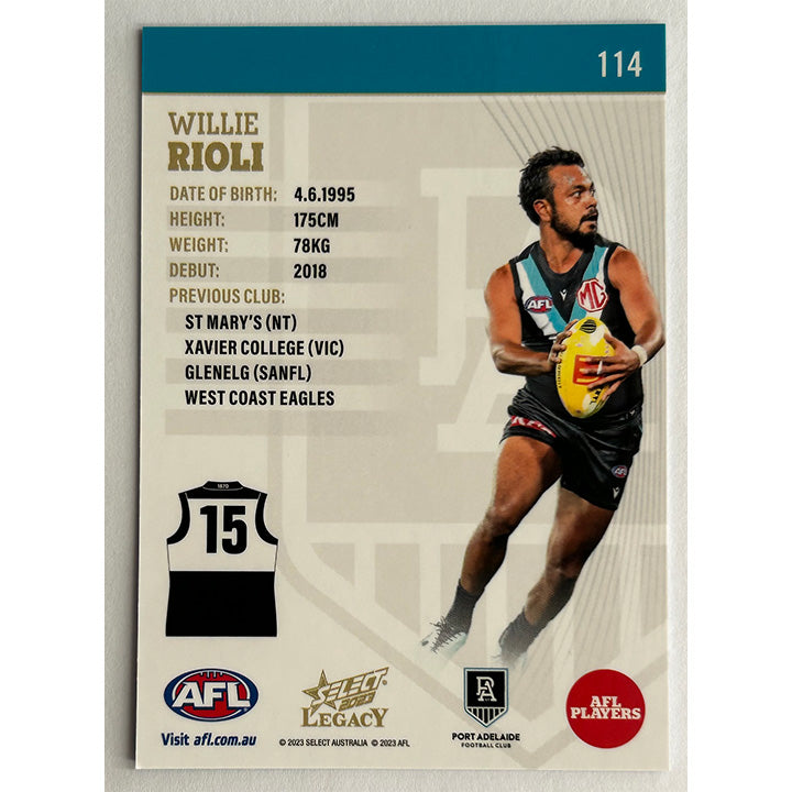 Select AFL 2023 Legacy - Single PORT ADELAIDE Cards (#106 - #114)