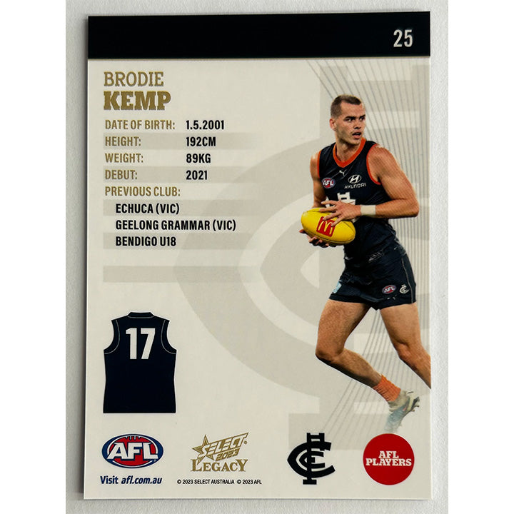 Select AFL 2023 Legacy - Single CARLTON Cards (#20 - #28)