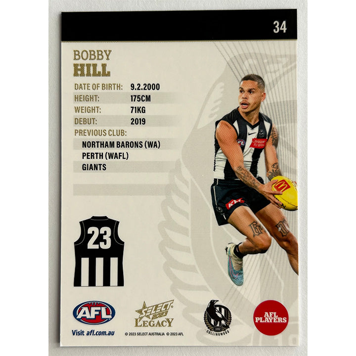Select AFL 2023 Legacy - Single COLLINGWOOD Cards (#29 - #37)