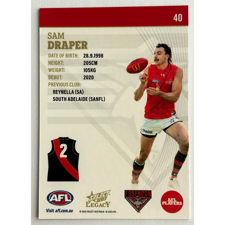 Select AFL 2023 Legacy - Single ESSENDON Cards (#38 - #46)