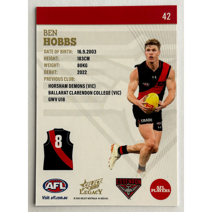 Select AFL 2023 Legacy - Single ESSENDON Cards (#38 - #46)