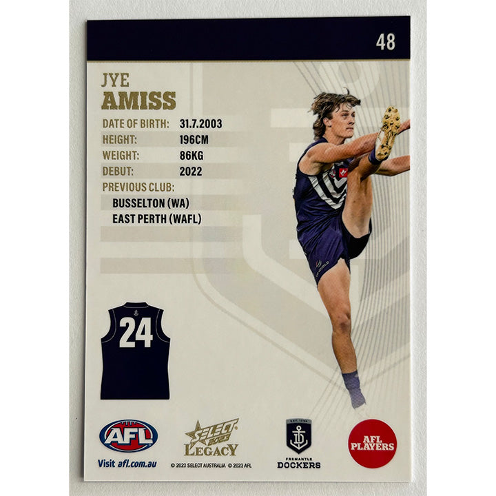 Select AFL 2023 Legacy - Single FREMANTLE DOCKERS Cards (#47 - #54)