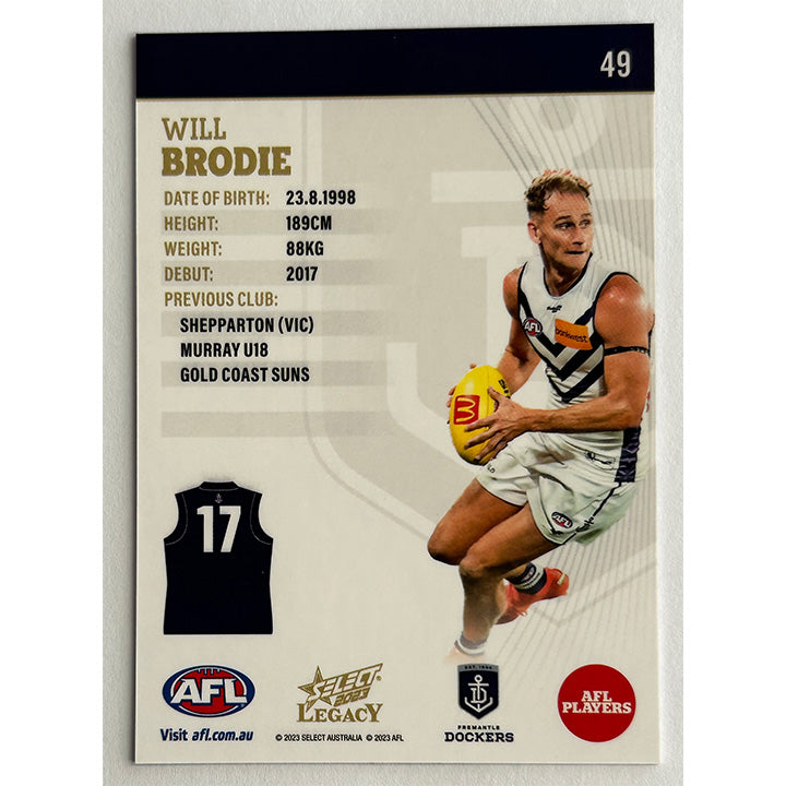 Select AFL 2023 Legacy - Single FREMANTLE DOCKERS Cards (#47 - #54)