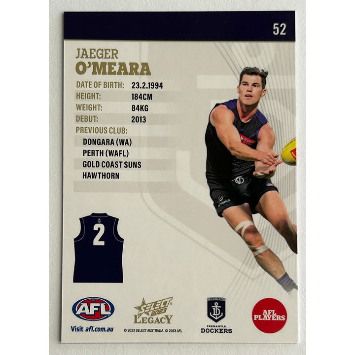 Select AFL 2023 Legacy - Single FREMANTLE DOCKERS Cards (#47 - #54)
