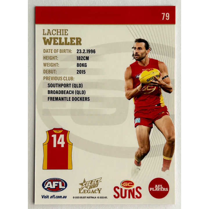 Select AFL 2023 Legacy - Single GOLD COAST SUNS Cards (#72 - #79)