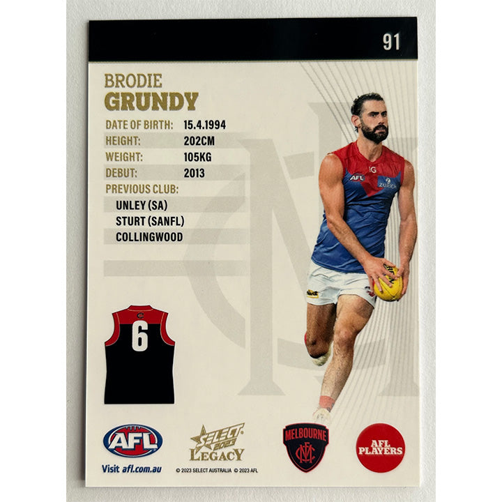 Select AFL 2023 Legacy - Single MELBOURNE Cards (#89 - #97)
