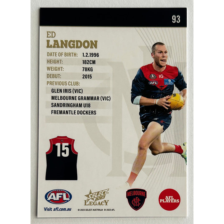 Select AFL 2023 Legacy - Single MELBOURNE Cards (#89 - #97)
