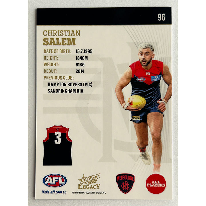 Select AFL 2023 Legacy - Single MELBOURNE Cards (#89 - #97)