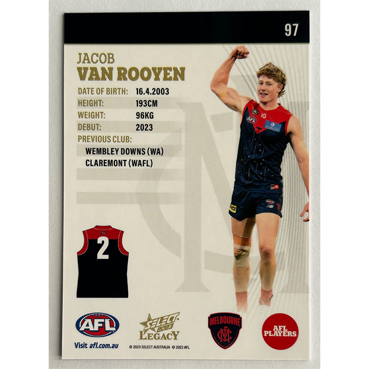 Select AFL 2023 Legacy - Single MELBOURNE Cards (#89 - #97)