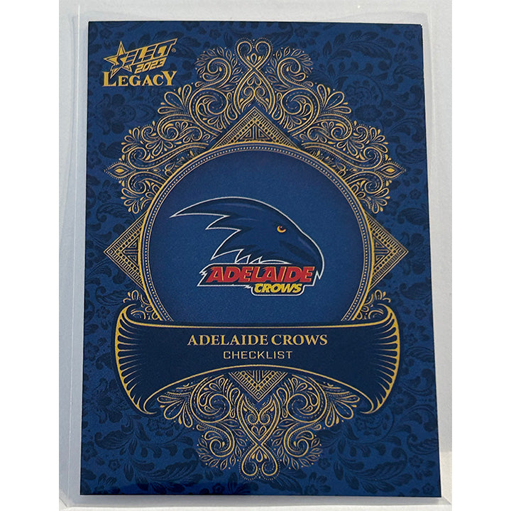 Select AFL 2023 Legacy - CHECKLIST (ADELAIDE CROWS) Legacy+ LP2 /425