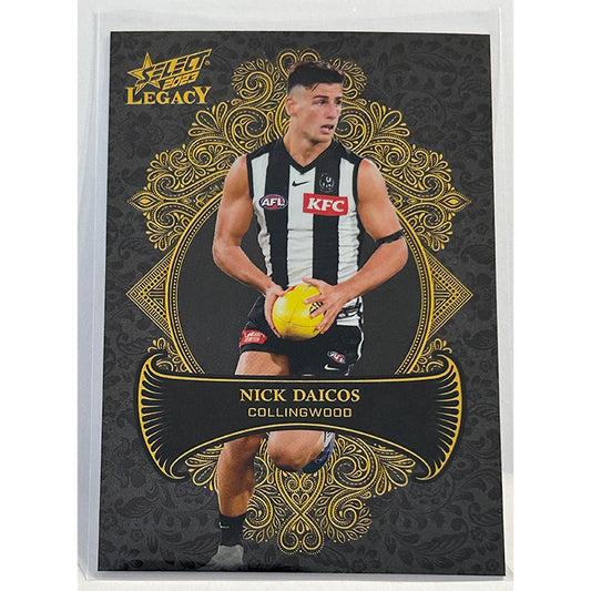 Select AFL 2023 Legacy - NICK DAICOS (COLLINGWOOD) Legacy+ LP35 #400/425