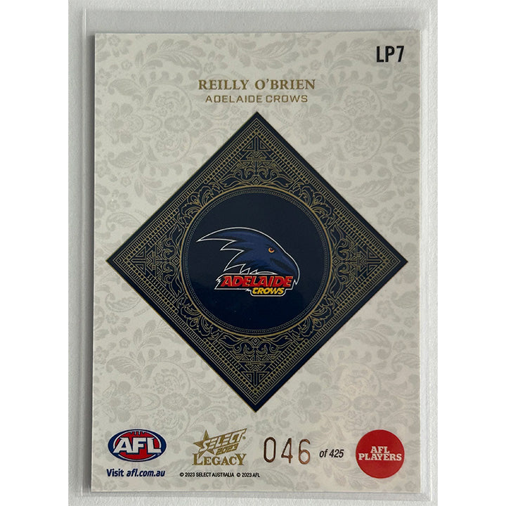 Select AFL 2023 Legacy - REILLY O'BRIEN (ADELAIDE CROWS) Legacy+ LP7 #046/425