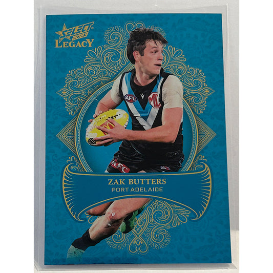 Select AFL 2023 Legacy - ZAK BUTTERS (PORT ADELAIDE) Legacy+ LP125 #207/425