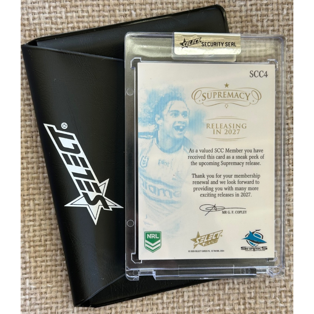 Select NRL Supremacy 2027 Preview - NICHOLAS HYNES (CRONULLA SHARKS) SCC4 01/60