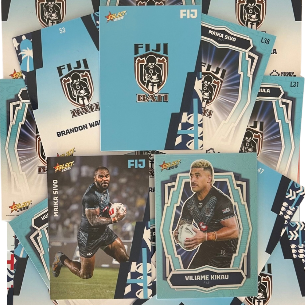 Select Rugby League World Cup 2026 - FIJI Men's Base & Luminous Cards