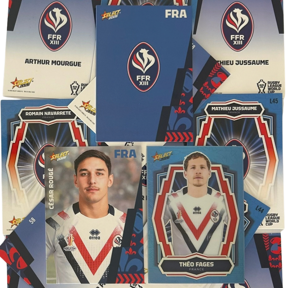 Select Rugby League World Cup 2026 - FRANCE Men's Base & Luminous Cards