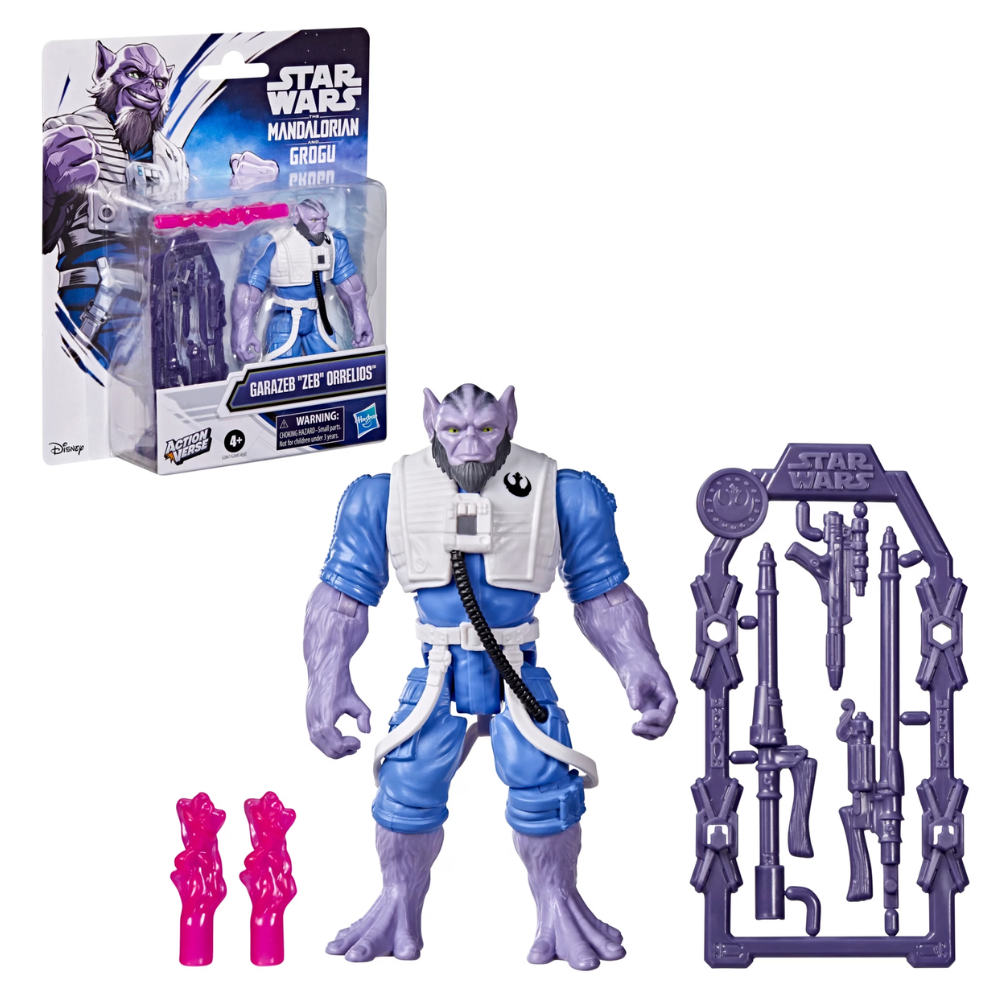 Star Wars Action Verse The Mandalorian and Grogu 4.5" Action Figure - GARAZEB "ZEB" ORRELIOS (2026)