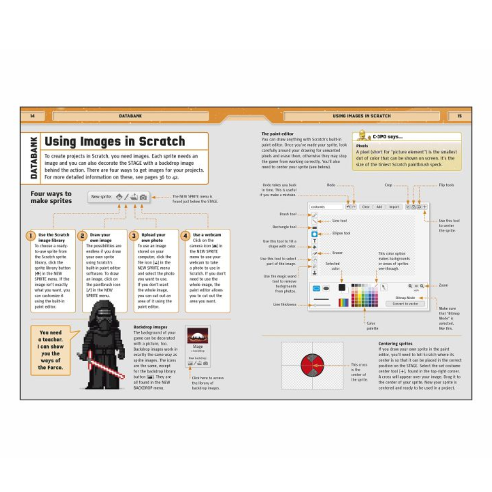 Star Wars Coding Projects Using Scratch: A Step-By-Step Visual Guide to Coding Your Own Animations, Games, Simulations and more! (Paperback)