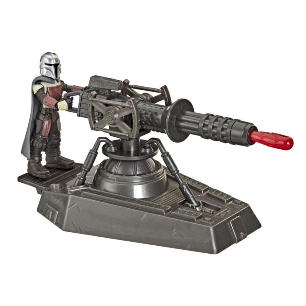 Star Wars Mission Fleet Expedition Class Hover E-Web Cannon Mandalorian 2.5-Inch-Scale Figure & Vehicle Accessory