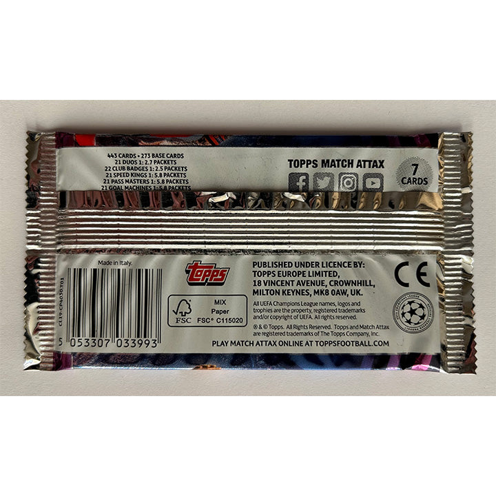 Topps Match Attax UEFA Champions League 2018-19 - Trading Card Packets