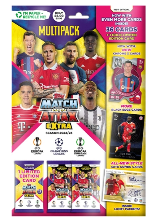 Topps 2022-23 Match Attax Extra UEFA - Multipack