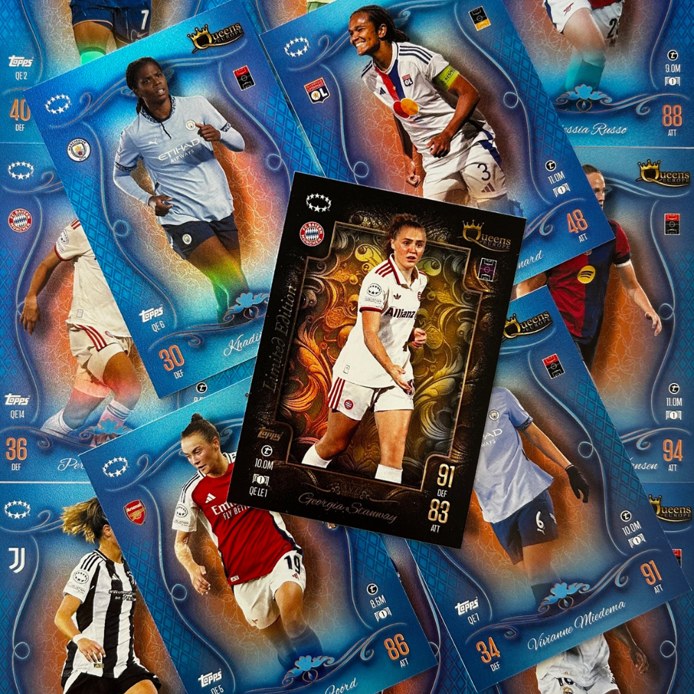 Topps 2024-25 Match Attax UEFA Update - QUEENS OF EUROPE Update Mega Multipack #5