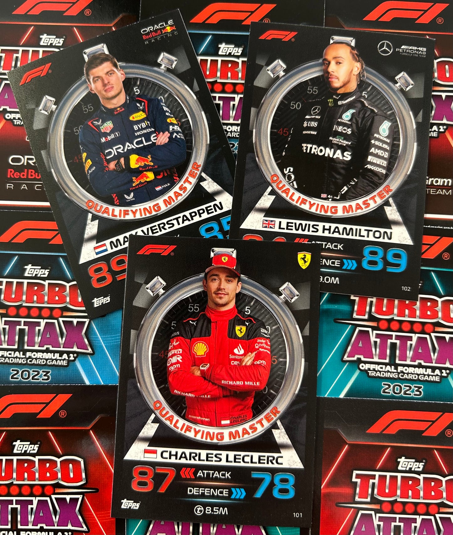 Topps F1 Turbo Attax 2023 - Single QUALIFYING MASTERS & SPRINT SUPERSTARS Cards (#100 - #111)