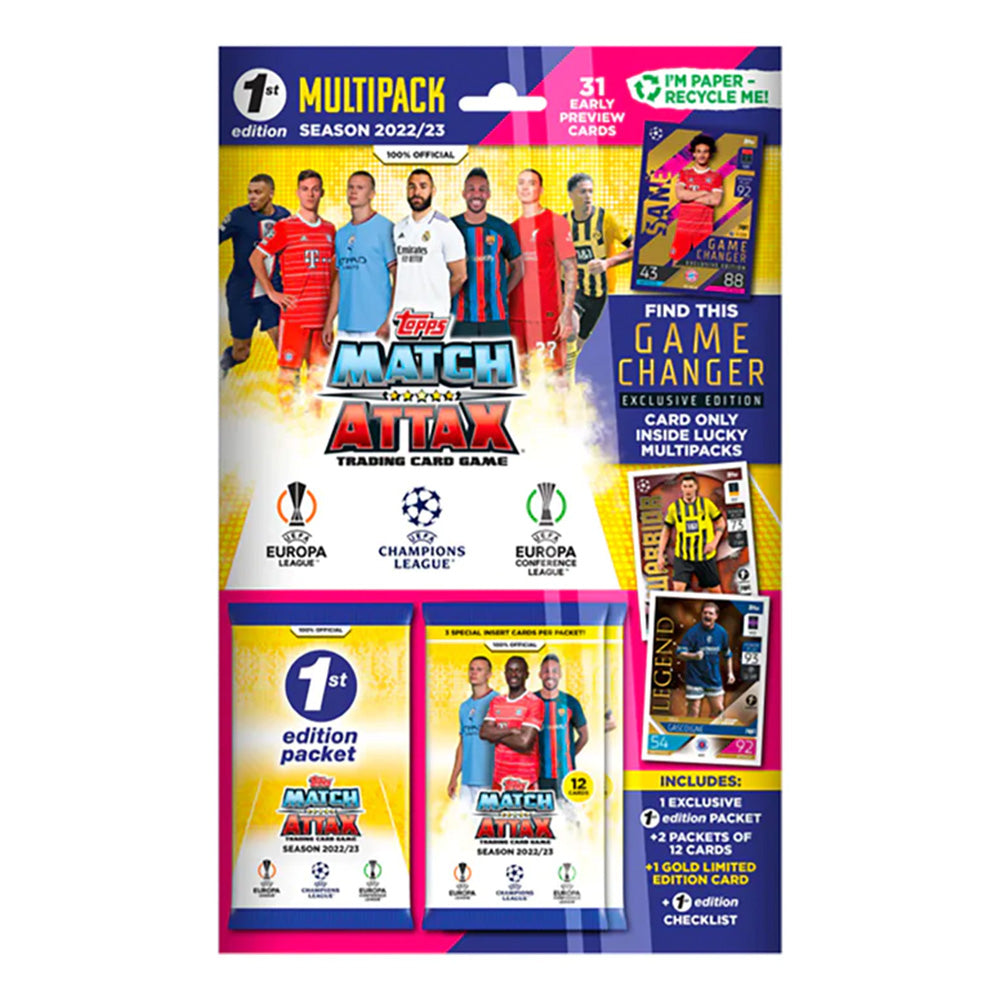 2022-23 Topps Match Attax UEFA - 1st Edition Multipack
