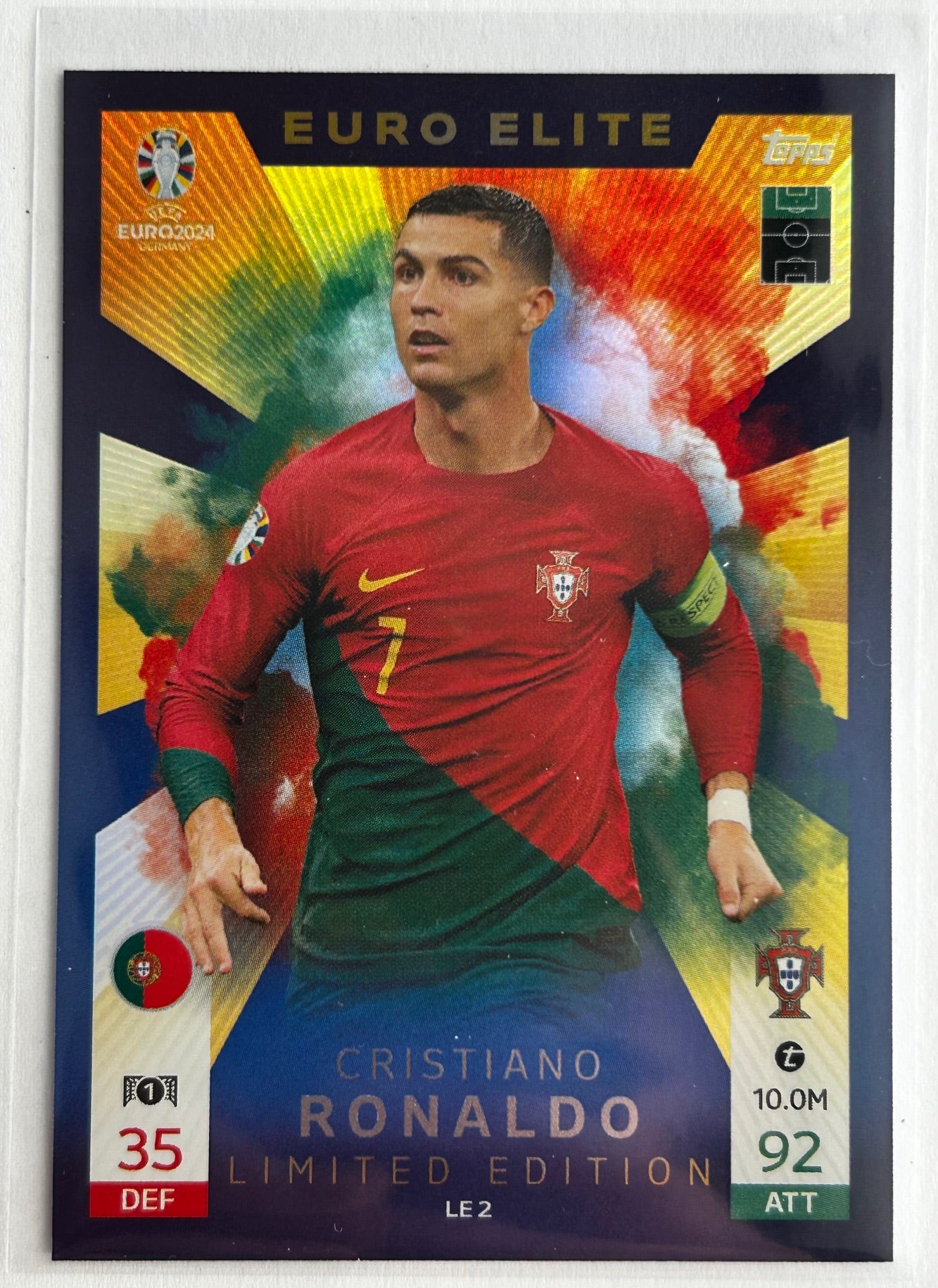 Topps Match Attax UEFA EURO 2024 - RONALDO (PORTUGAL) Euro Elite Limit JaqJnr Topps Match Attax UEFA EURO 2024 - RONALDO (PORTUGAL) Euro Elite Limit JaqJnr