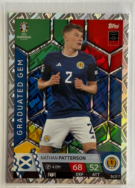 Topps Match Attax UEFA EURO 2024 - PATTERSON (SCOTLAND) Graduated Gem SCO7