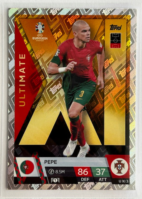 Topps Match Attax UEFA EURO 2024 - PEPE (PORTGUAL) Ultimate XI UXI3