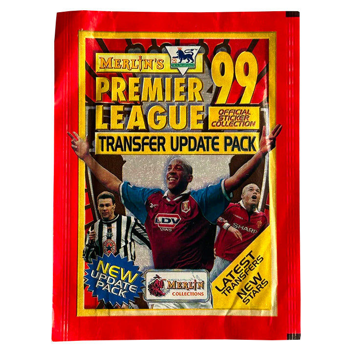 Topps Merlin's Premier League Transfer Update 99 Sticker Packet