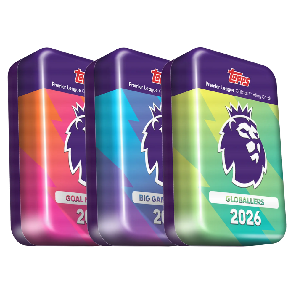 Topps Premier League 2026 Debut Edition - MEGA TIN BUNDLE Set of 3