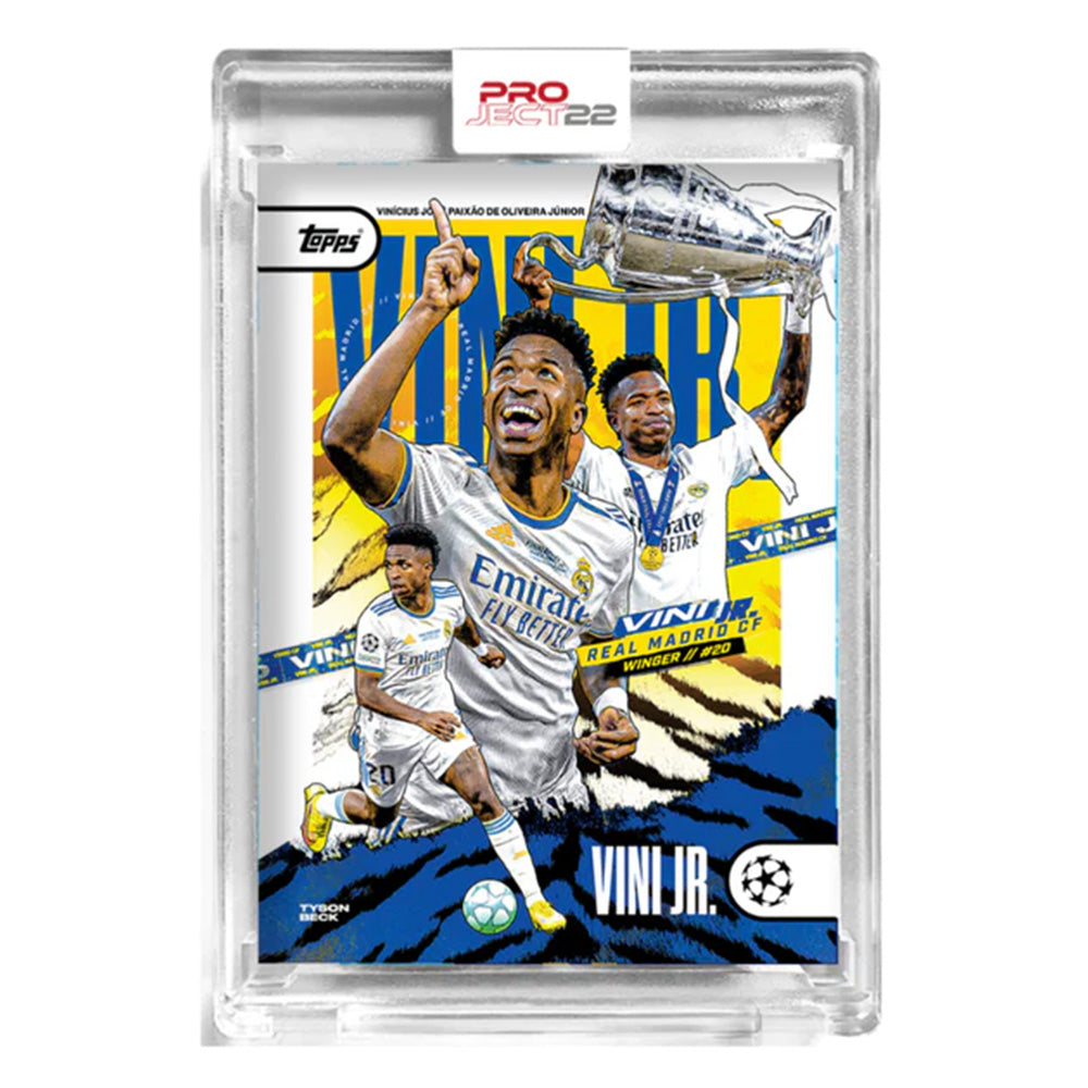 Topps Project 22 - VINI JR. (REAL MADRID) Base by Tyson Beck
