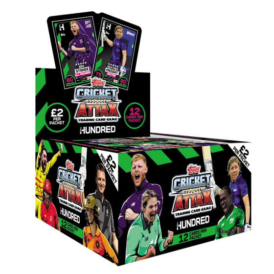 Topps The Hundred Cricket Attax 2021 - Box of 24 Packs