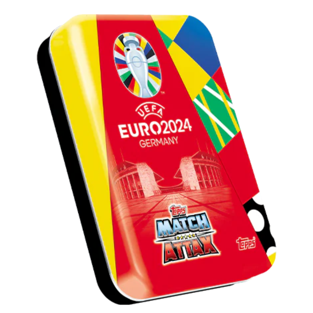 Topps UEFA EURO 2024 Match Attax - Raw Talent Booster Tin #1 (including 31 Cards)