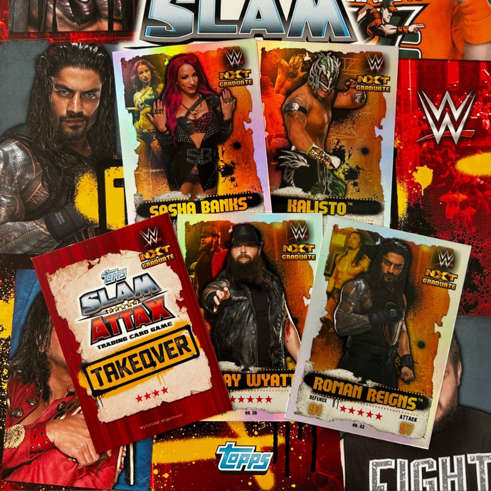2016 Topps UK WWE Slam Attax Takeover - Single NXT GRADUATE Cards (#33 - #48)