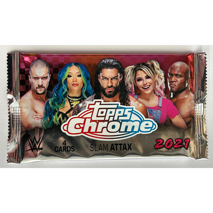 Topps WWE Slam Attax Chrome 2021 - Trading Card Packet