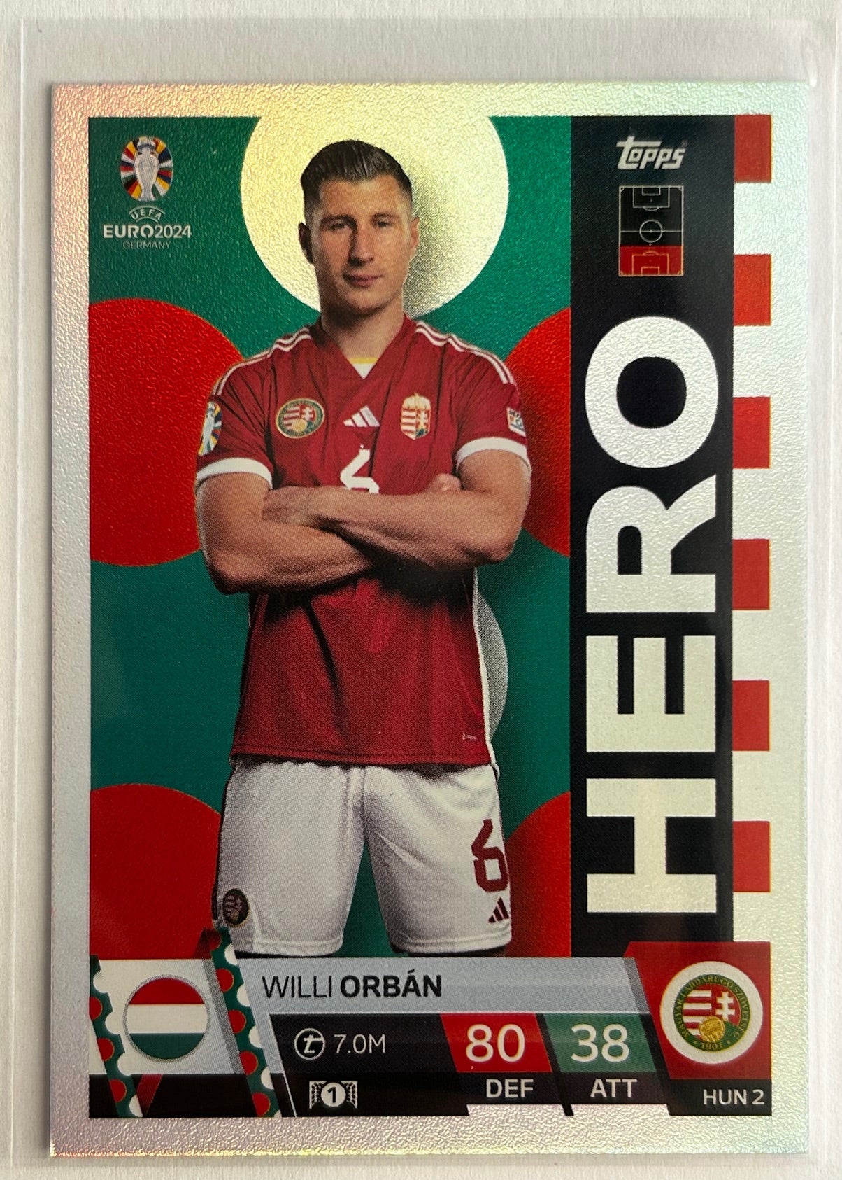 Topps Match Attax UEFA EURO 2024 - Single HUNGARY Cards (HUN 1 - HUN 18)
