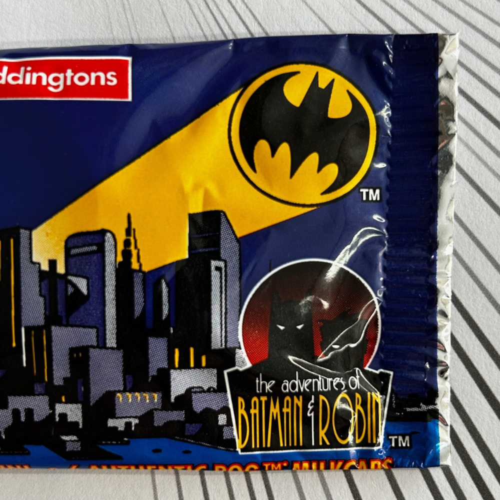 Waddingtons POG Adventures of Batman & Robin (1995) - Sealed Unopened Packet