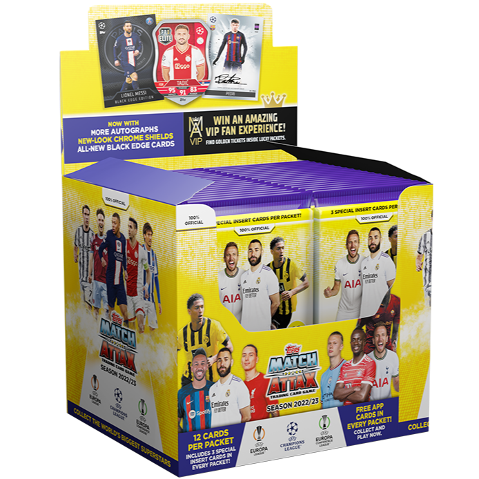Topps 2022-23 Match Attax UEFA - Box of 36 Packs