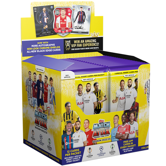 Topps 2022-23 Match Attax UEFA - Box of 36 Packs