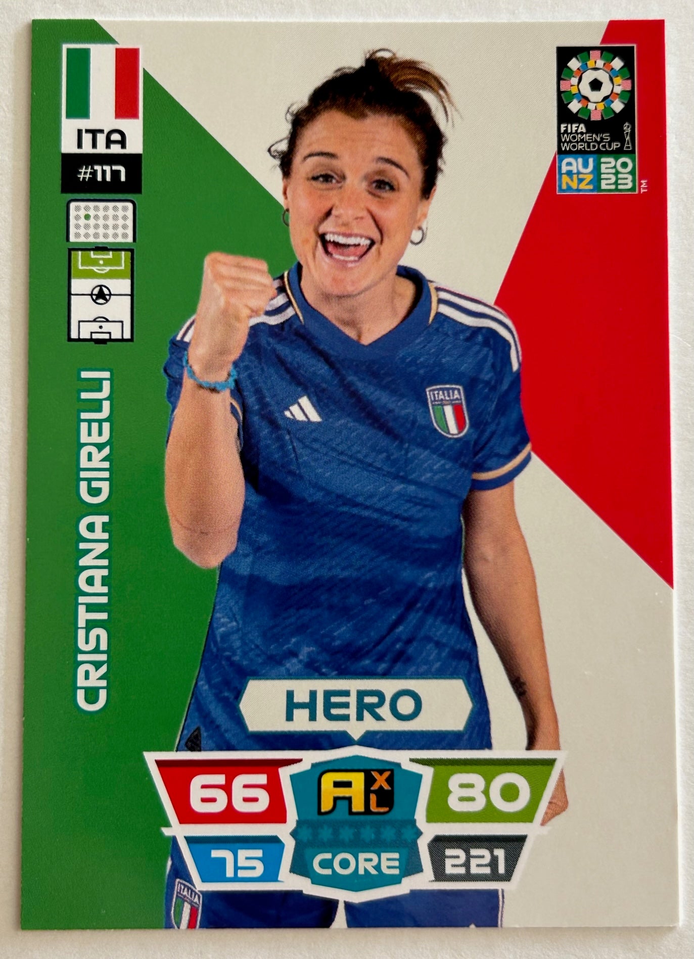 Panini Adrenalyn XL FIFA Women's World Cup 2023 - Single ITALY Cards (#112 - #117)