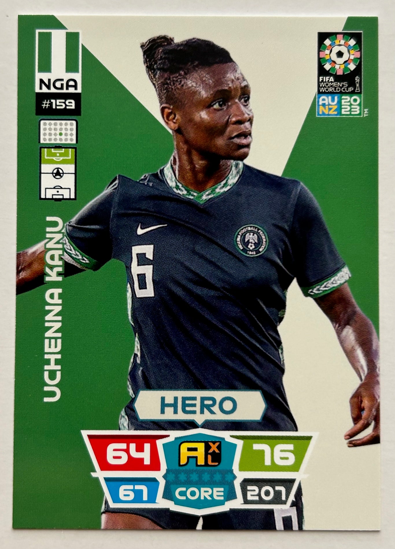 Panini Adrenalyn XL FIFA Women's World Cup 2023 - Single NIGERIA Cards (#154 - #159)