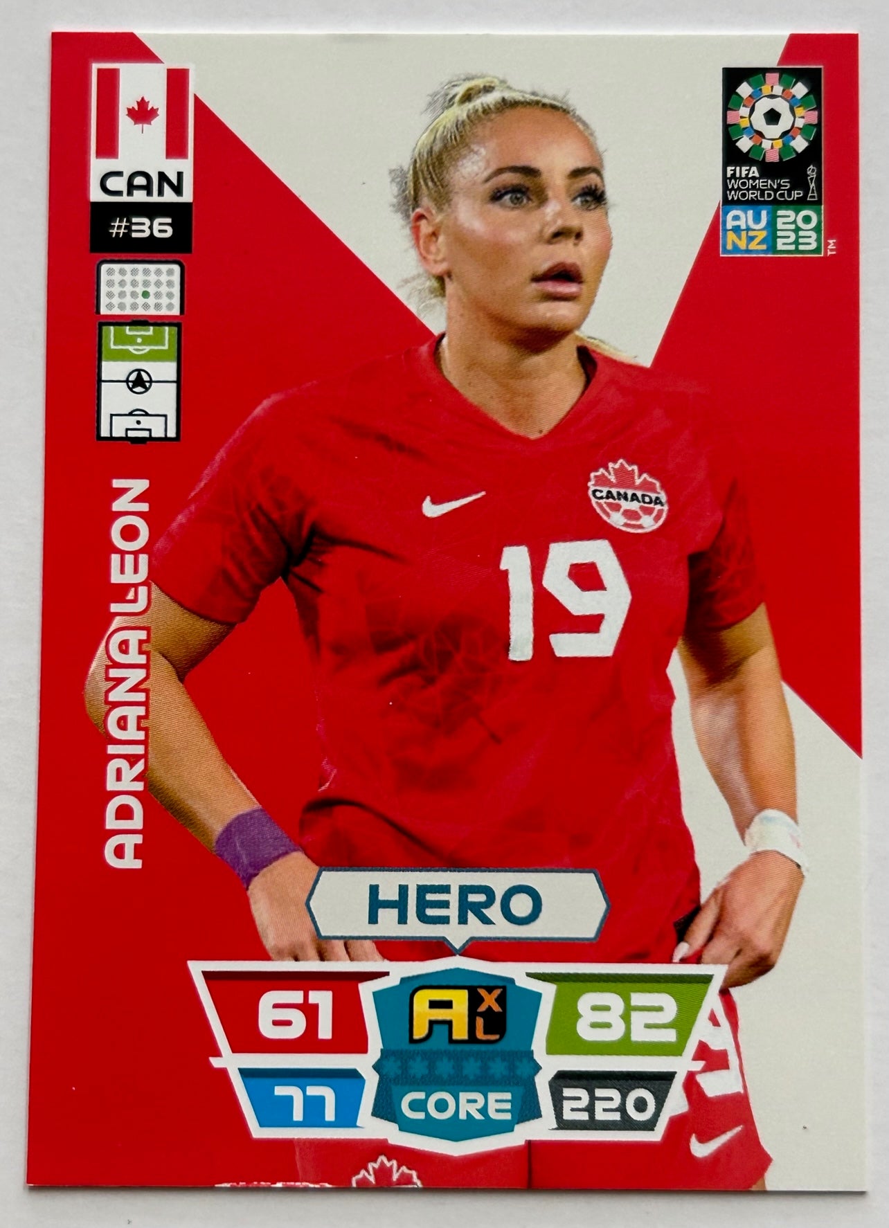 Panini Adrenalyn XL FIFA Women's World Cup 2023 - Single CANADA Cards (#28 - #36)