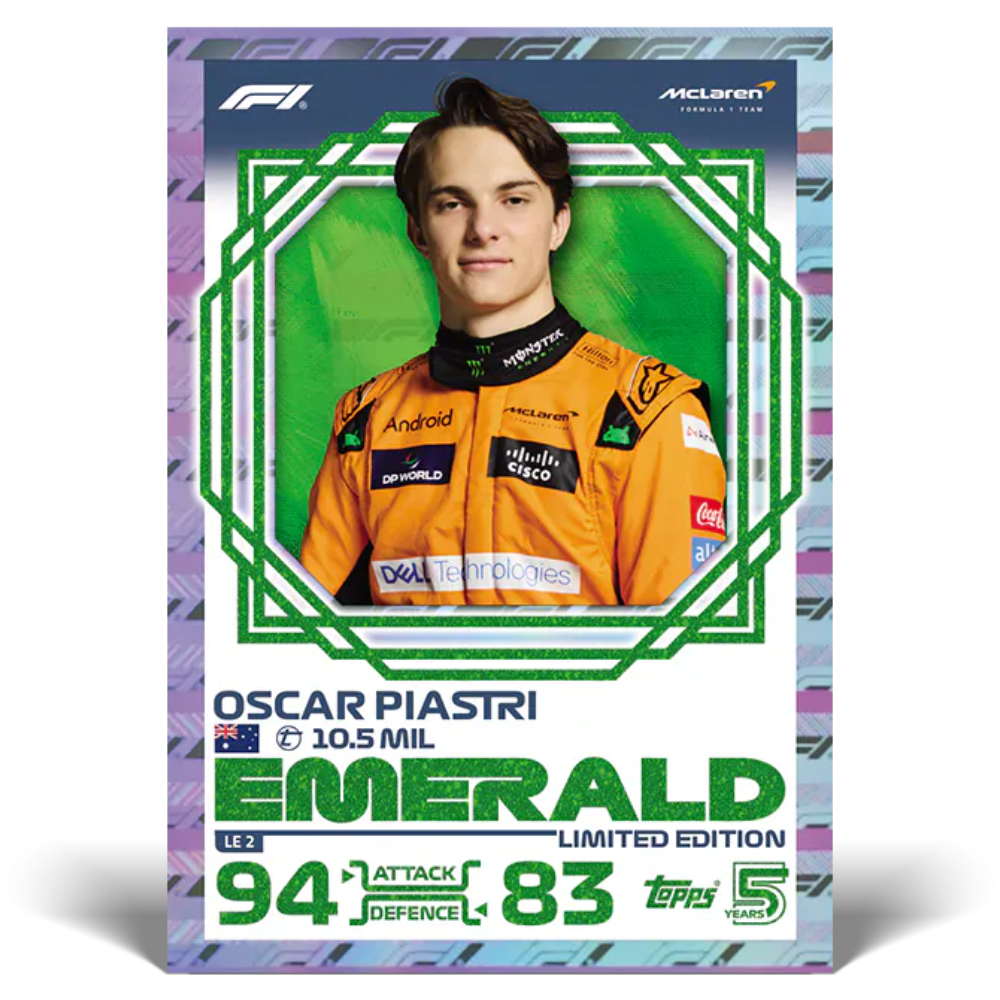 Topps celebrates 5 years of F1 Turbo Attax in style with their 2024 release!