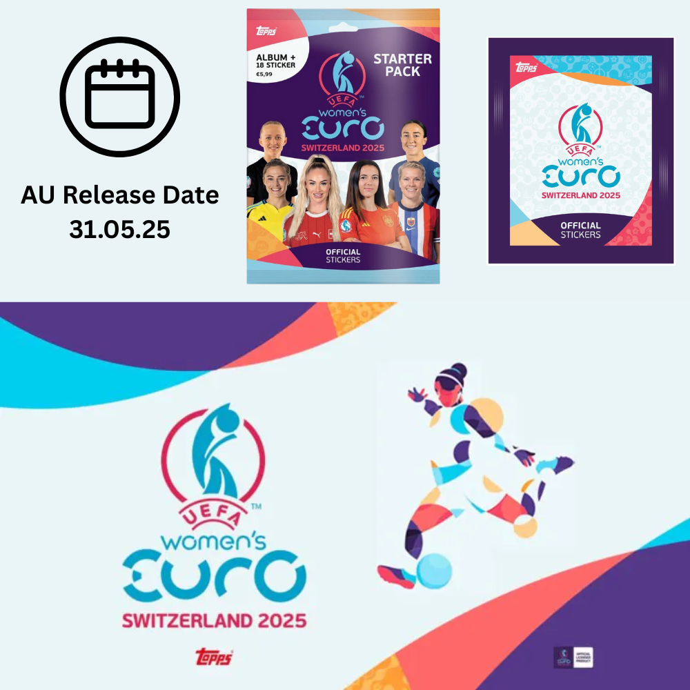 Topps announces Women's EURO Switzerland 2025 Sticker Collection!!!