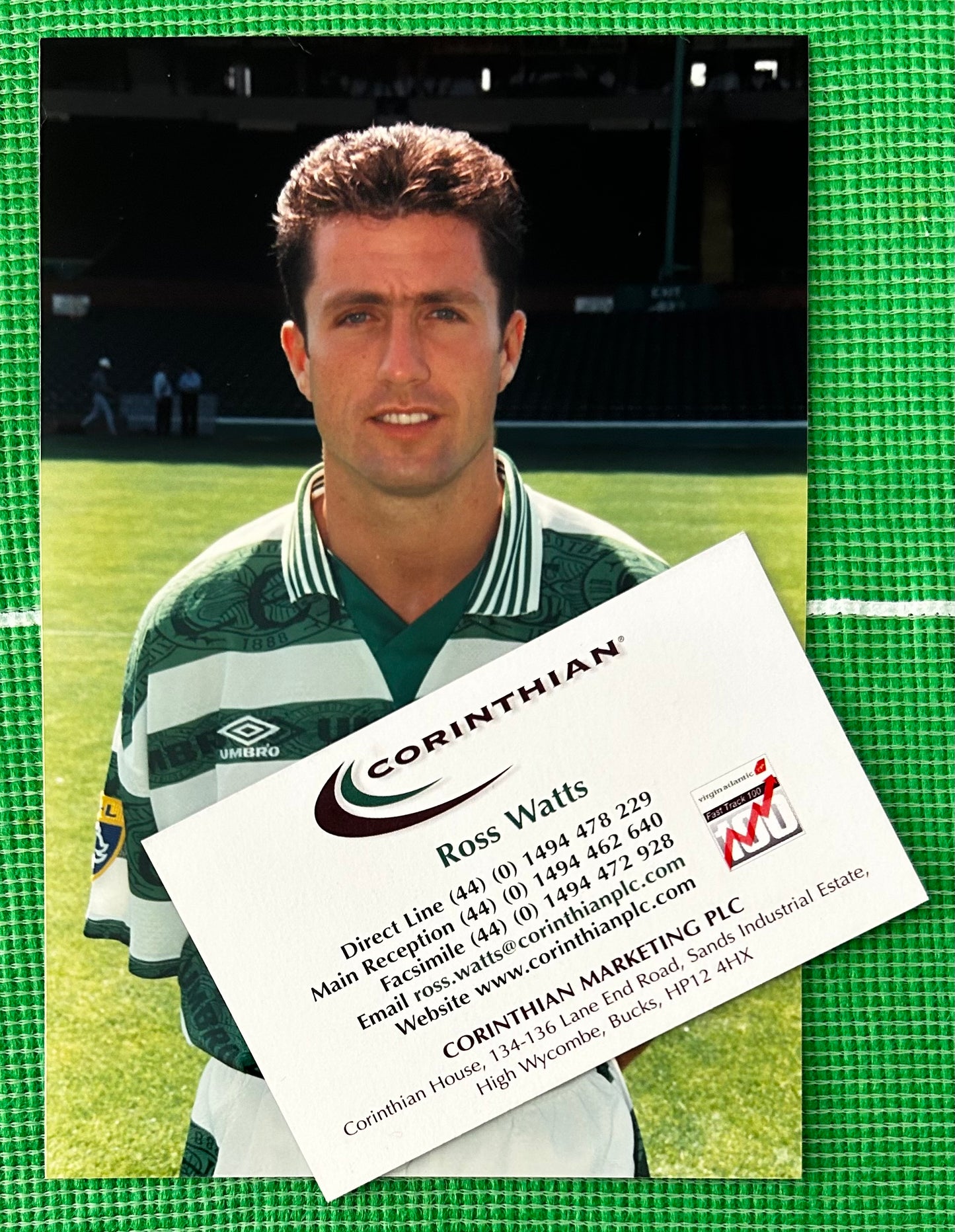 Corinthian Headliners 1995-96 JOHN COLLINS (CELTIC) Product Development Sculpt Photo