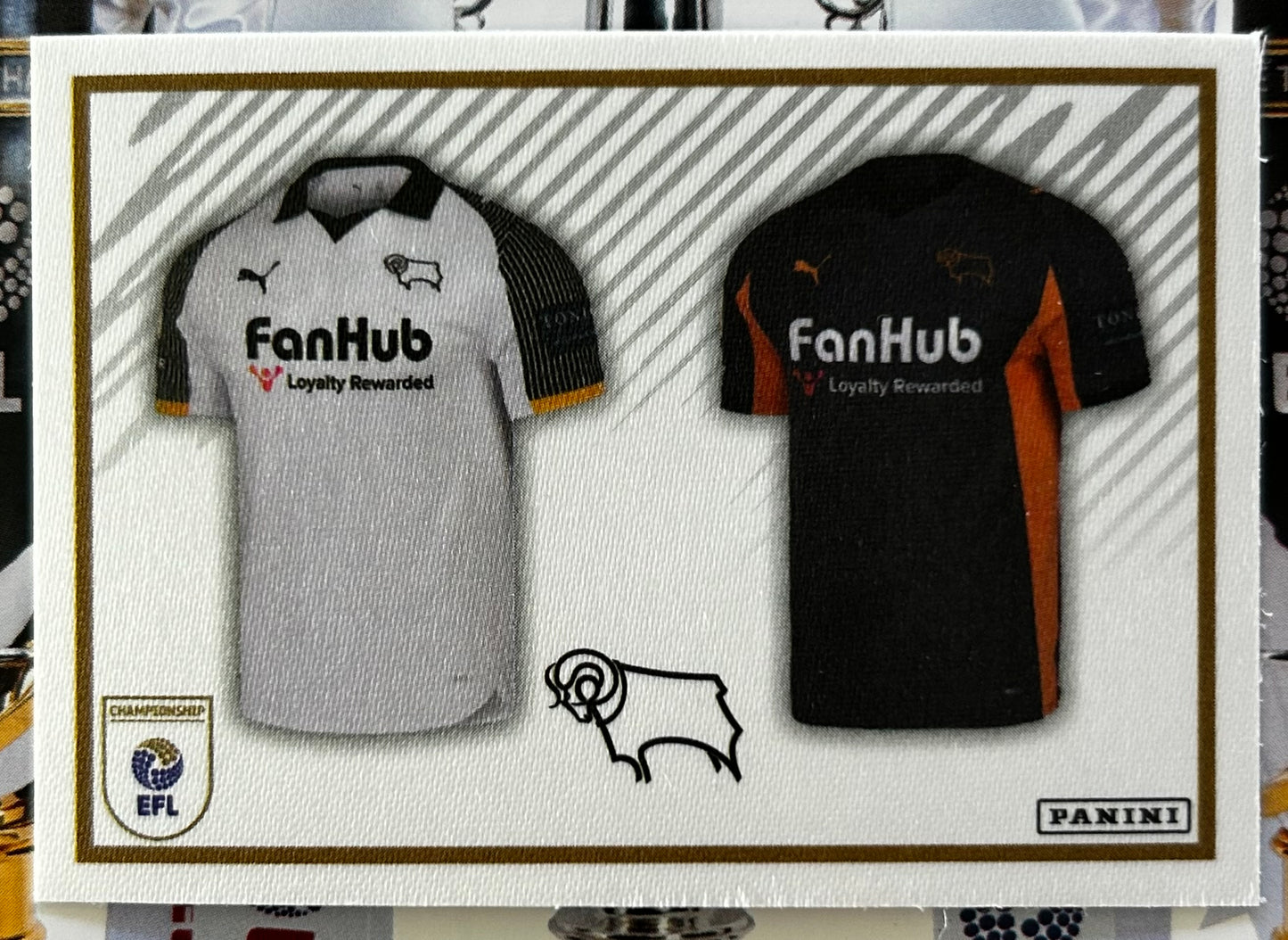 Panini EFL 2025-26 Sticker Collection - Single DERBY COUNTY Stickers (#107 - #124)