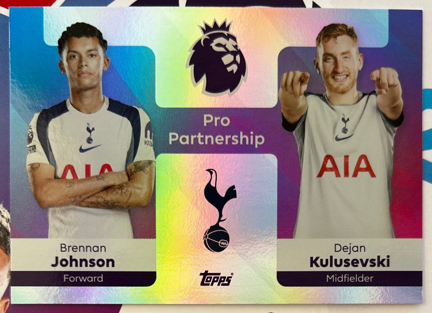 Topps Premier League 2026 Debut Edition - Single PRO PARTNERSHIPS Insert Cards #361 - #380